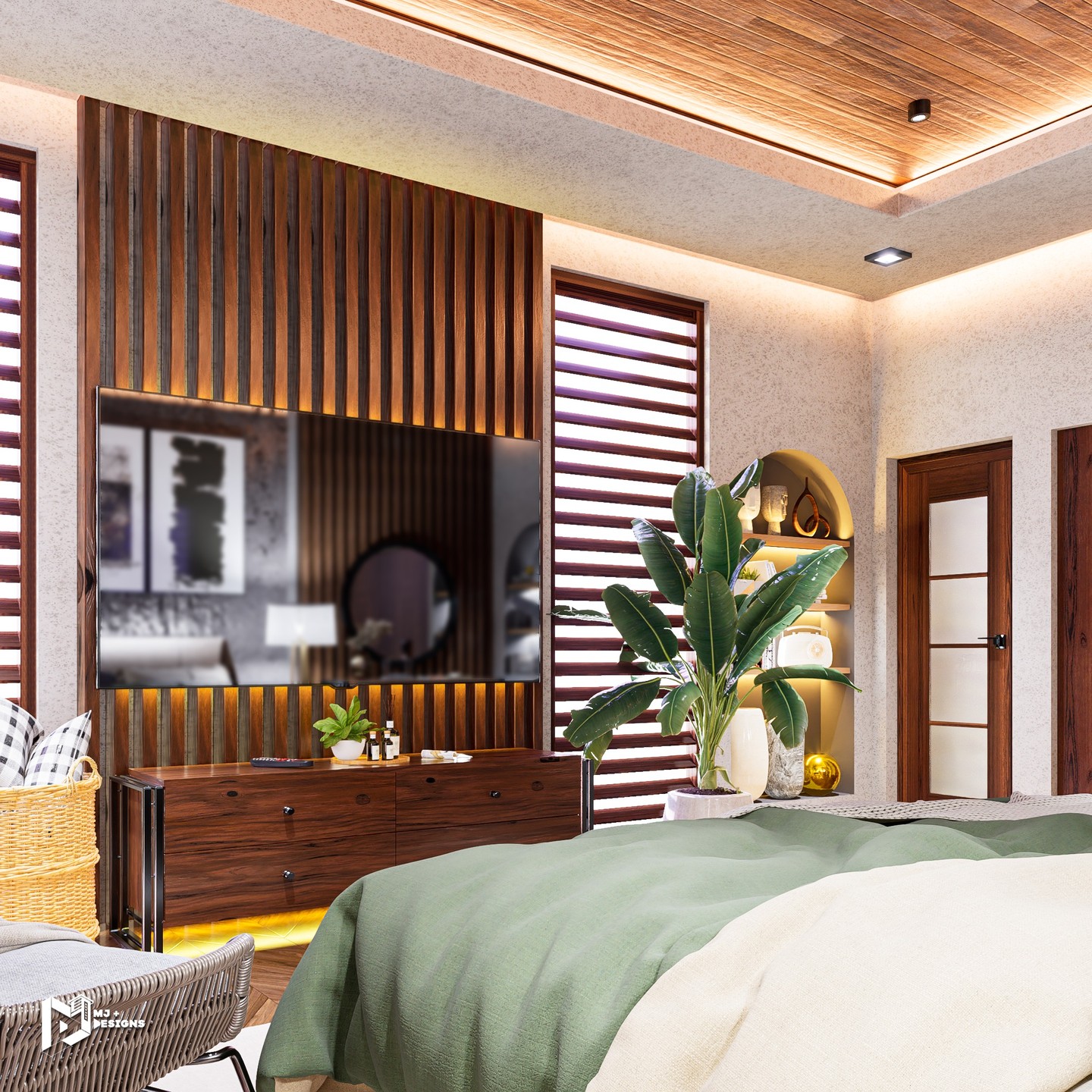 Interior Rendering - Commercial Lobby Reception