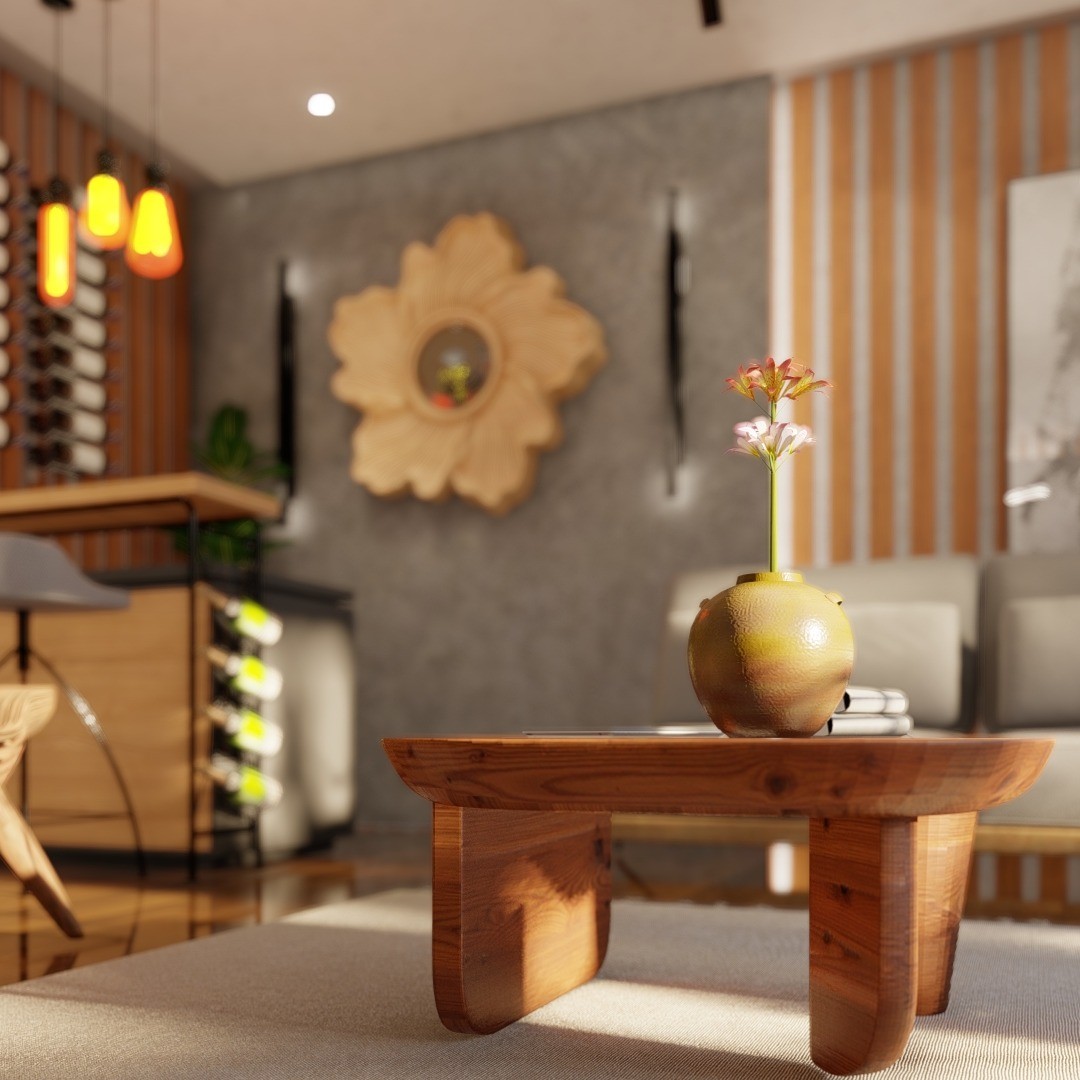 Interior Rendering - Materiality & Textural Detail