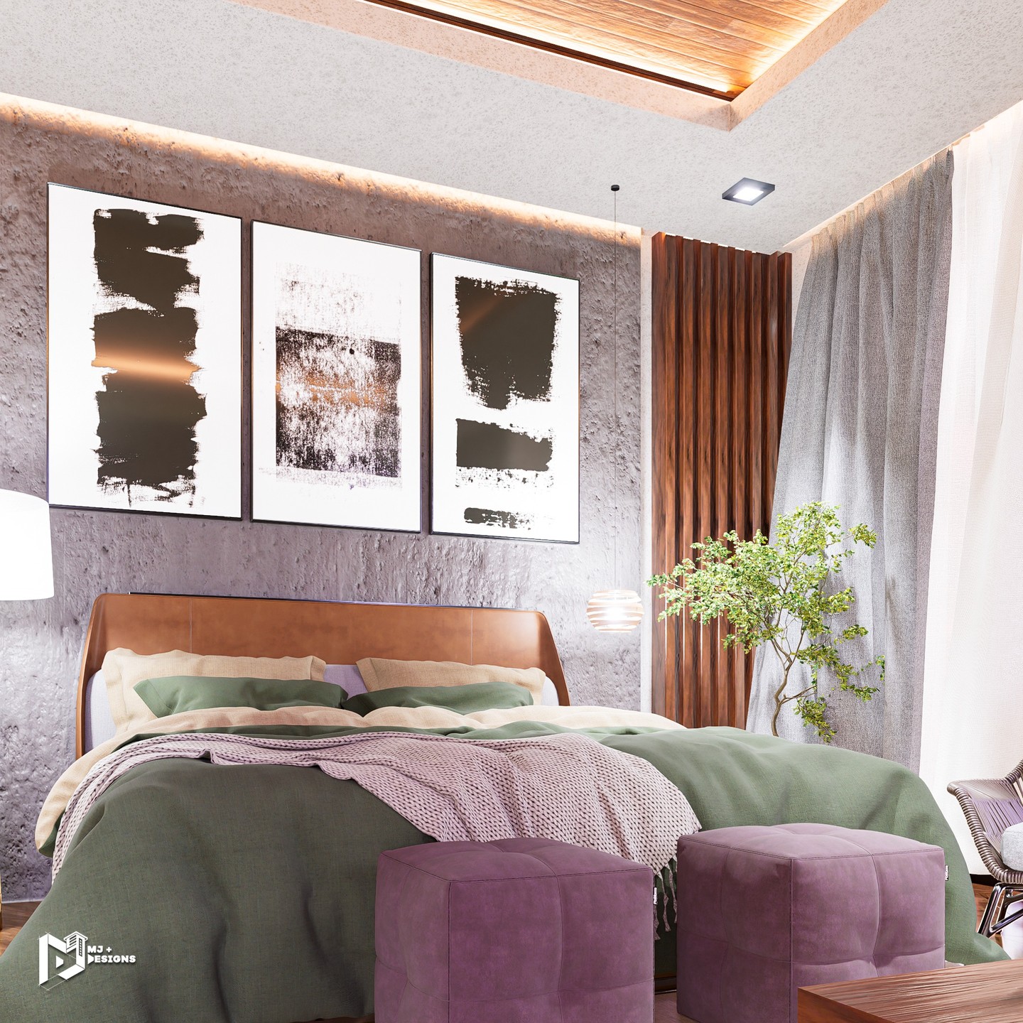 Interior Rendering - Minimalist Lounge