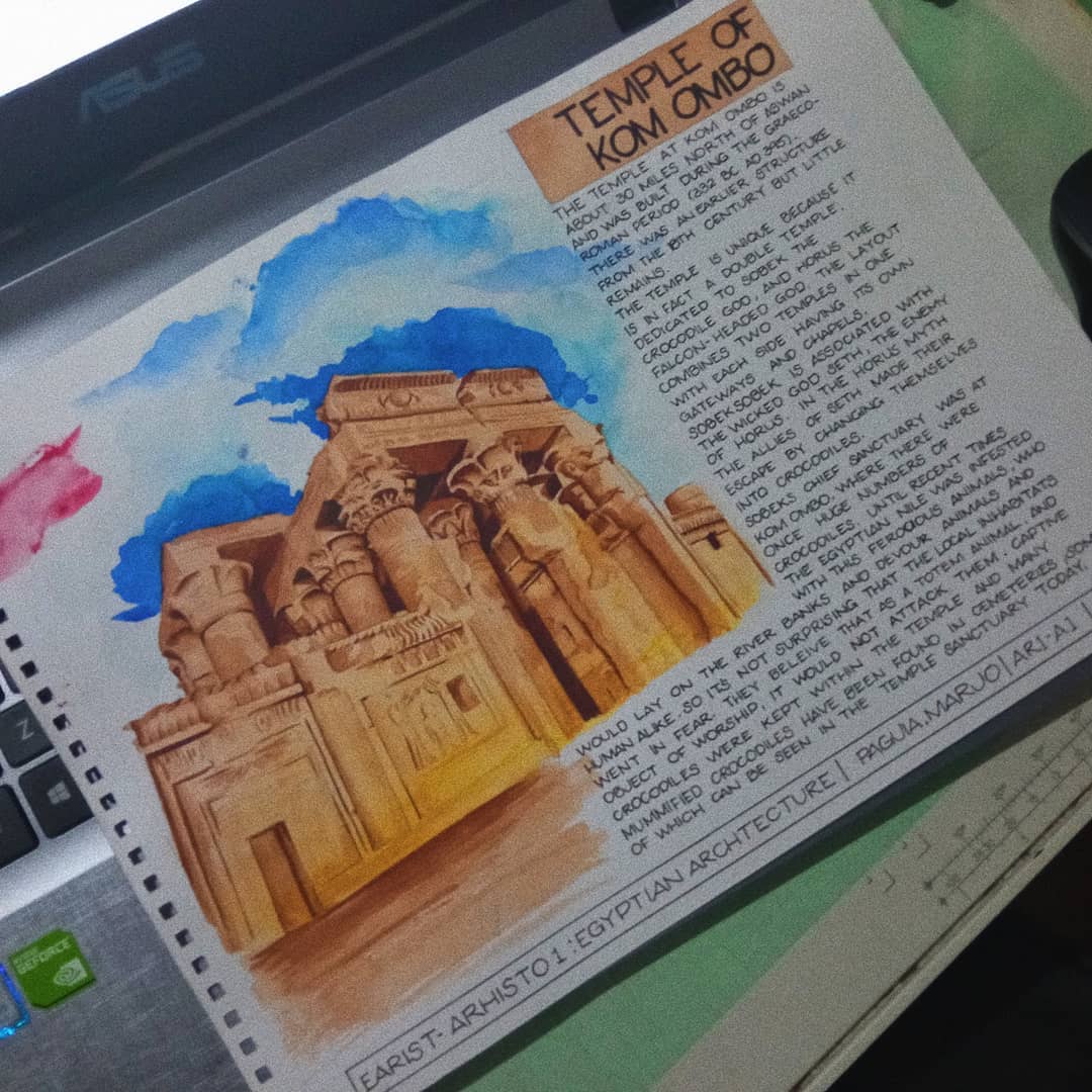 Watercolor Study - Architectural Wash Plate I
